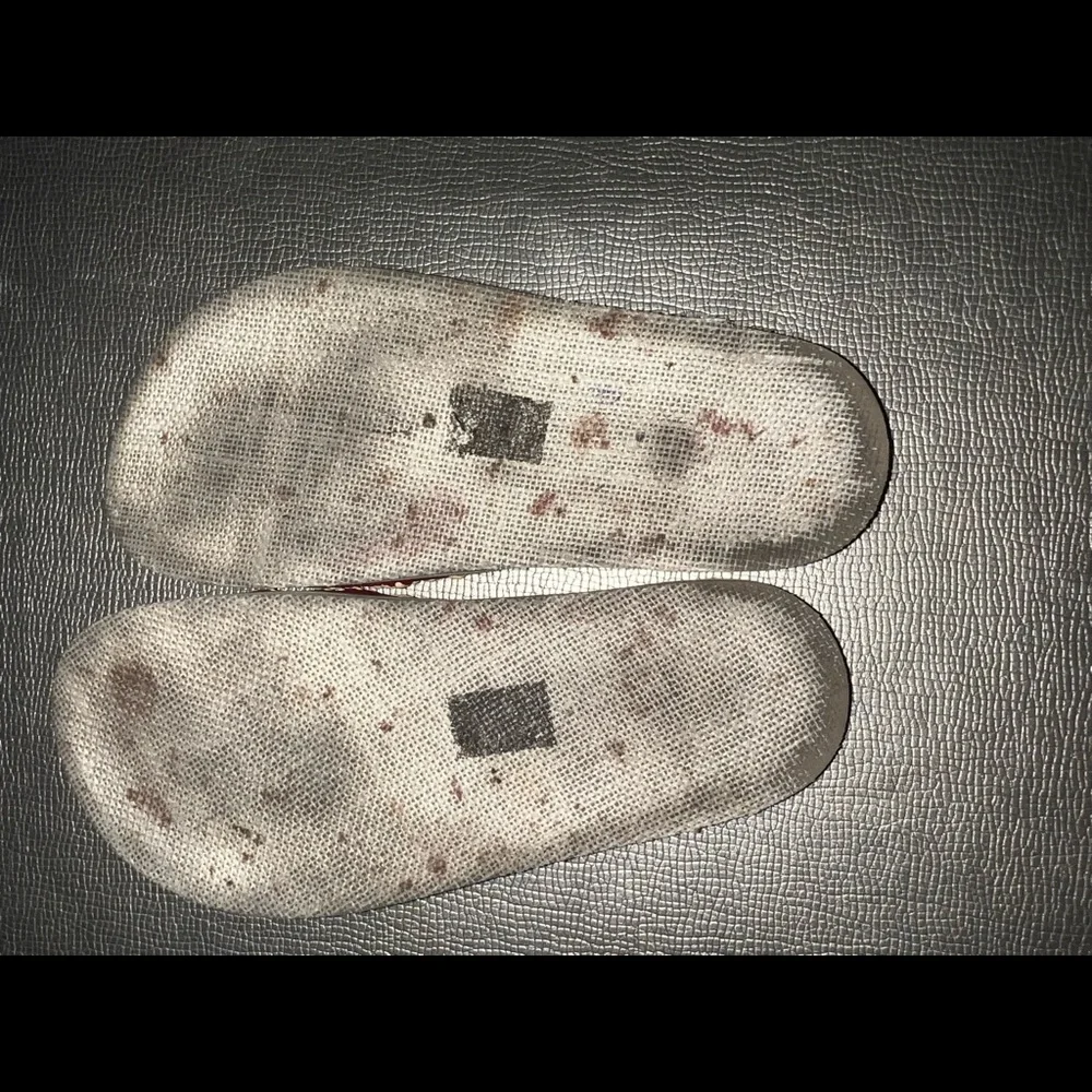 Free People Sandals Crete Red Macrame Footbed Sandal Slides size 36 - Picture 5 of 5